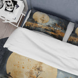 Gold Grey Golden Gleam I - Duvet Cover Set