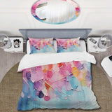 Pink Blue Pastel Patchwork - Duvet Cover Set