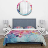Pink Blue Pastel Patchwork - Duvet Cover Set
