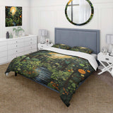 Green Yellow Urban Jungle I - Duvet Cover Set