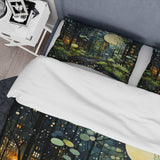 Green Yellow Urban Jungle II - Duvet Cover Set