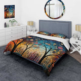 Colorful Whimsical Wanderlust III - Duvet Cover Set