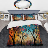 Colorful Whimsical Wanderlust III - Duvet Cover Set