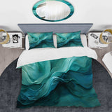 Turquoise Tranquility V - Duvet Cover Set