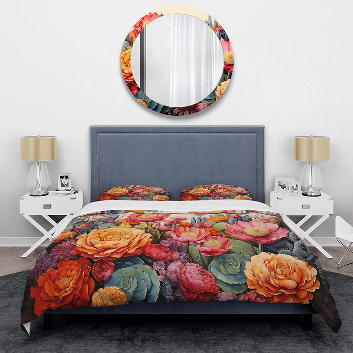 Desert Cacti Garden IV - Duvet Cover Set