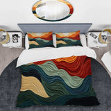 Desert Sands Abstract - Duvet Cover Set