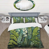 Ferns Plant Ethereal Whispers II - Duvet Cover Set