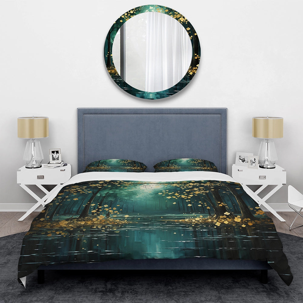 Bold Forest Emerald Canopy III - Duvet Cover Set