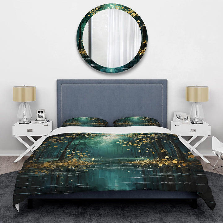 Bold Forest Emerald Canopy III - Duvet Cover Set