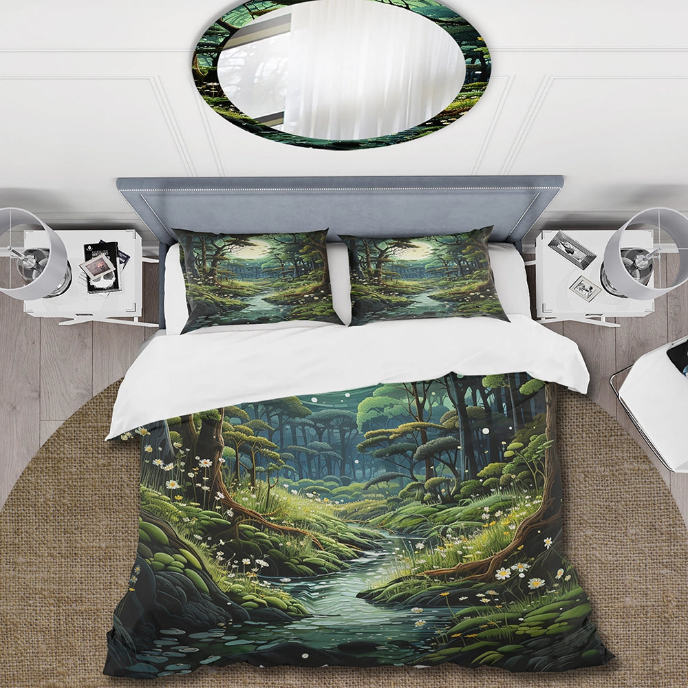 Forest Enchanted Forest Pastoral I - Duvet Cover Set
