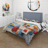 Geometric Abstraction Composition III - Duvet Cover Set
