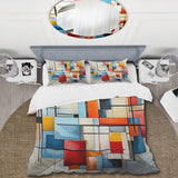 Geometric Abstraction Composition III - Duvet Cover Set