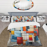 Geometric Abstraction Composition III - Duvet Cover Set