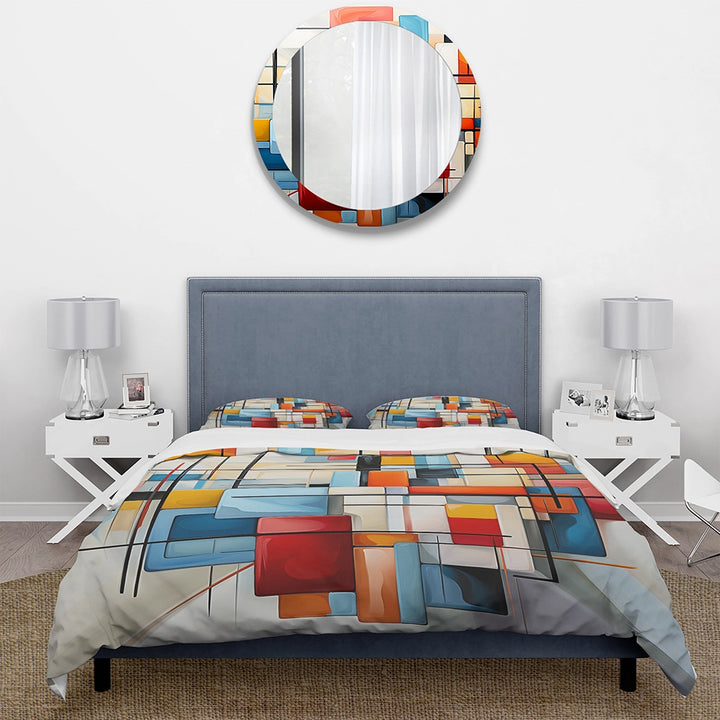 Geometric Abstraction Composition III - Duvet Cover Set