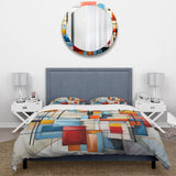 Geometric Abstraction Composition III - Duvet Cover Set