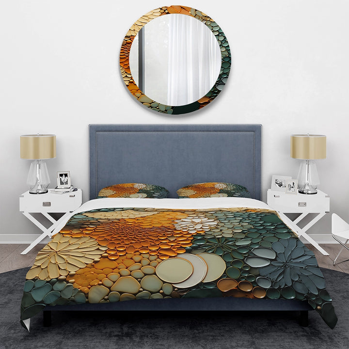 Hardedge Art Earthy Euphony VI - Duvet Cover Set