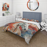Colorful Horse Spirit Of Equus - Duvet Cover Set