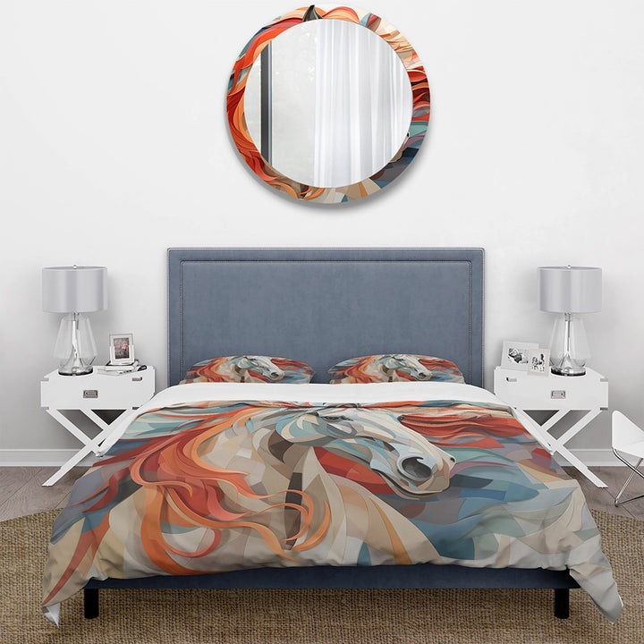 Colorful Horse Spirit Of Equus - Duvet Cover Set
