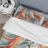 Colorful Horse Spirit Of Equus - Duvet Cover Set