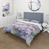 Purple Hydrangea Graceful Whispers - Duvet Cover Set