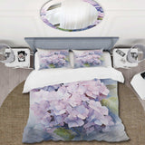 Purple Hydrangea Graceful Whispers - Duvet Cover Set