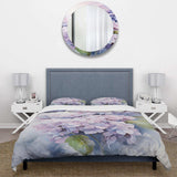 Purple Hydrangea Graceful Whispers - Duvet Cover Set