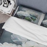 White Hydrangea Whispering Hues - Duvet Cover Set