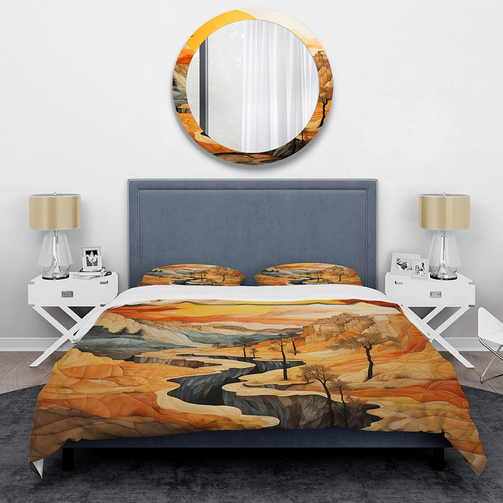 Bold Landscape Canyon Desert VI - Duvet Cover Set