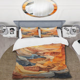 Bold Landscape Canyon Desert II - Duvet Cover Set