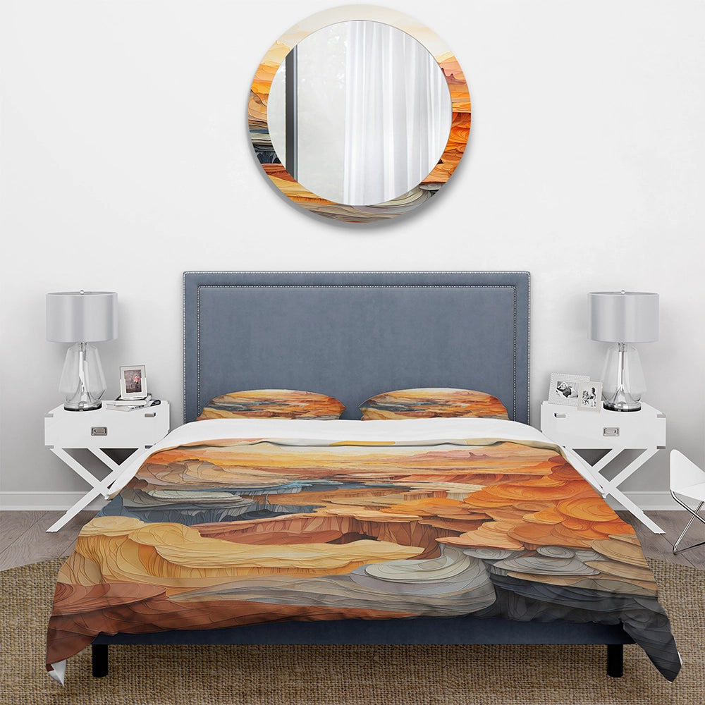Bold Landscape Canyon Desert II - Duvet Cover Set