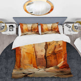 Bold Landscape Canyon Desert V - Duvet Cover Set