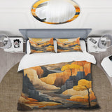 Bold Landscape Canyon Desert VIII - Duvet Cover Set