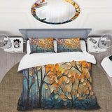 Leaves Autumnal Symphony Patchwork I - Duvet Cover Set