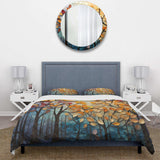 Leaves Autumnal Symphony Patchwork I - Duvet Cover Set