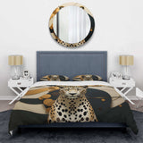 Leopard Elegance Geometric - Duvet Cover Set