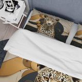 Leopard Elegance Geometric - Duvet Cover Set