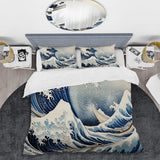 Masterpiece The Great Wave Of Kanagawa IV - Duvet Cover Set