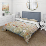 Meadow Contemporary Wildflowers - Duvet Cover Set