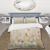 Meadow Contemporary Wildflowers - Duvet Cover Set