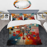 Colorful Mid Century Optical Serenade IV - Duvet Cover Set