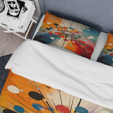 Colorful Mid Century Optical Serenade IV - Duvet Cover Set