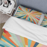 Colorful Mid Century Optical Serenade III - Duvet Cover Set