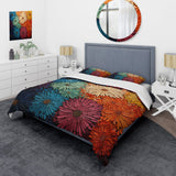 Mid Century Sunburst Serenade III - Duvet Cover Set