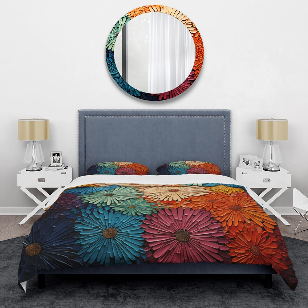 Mid Century Sunburst Serenade III - Duvet Cover Set