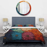 Mid Century Sunburst Serenade III - Duvet Cover Set