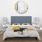 Grey Yellow Minimalism Purity Of Form I - Duvet Cover Set