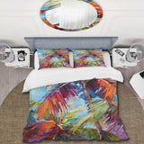 Popart Palm Trees II - Duvet Cover Set