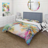 Popart Palm Trees III - Duvet Cover Set