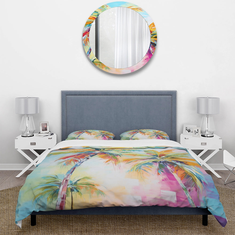 Popart Palm Trees III - Duvet Cover Set