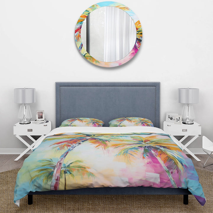 Popart Palm Trees III - Duvet Cover Set